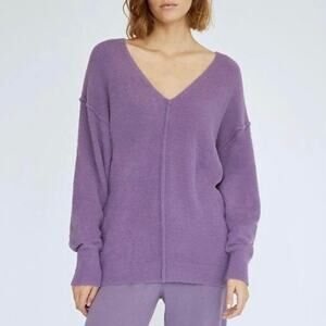Wilfred Lavender V-Neck Sweater